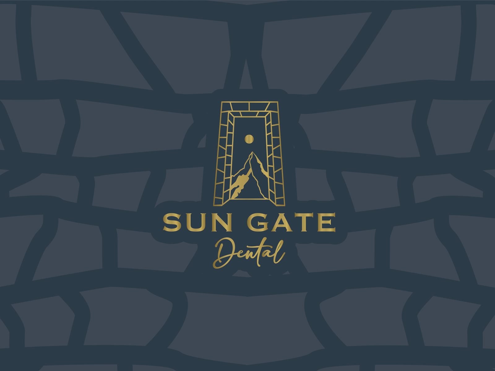 Brand identity design for Sun Gate Dental